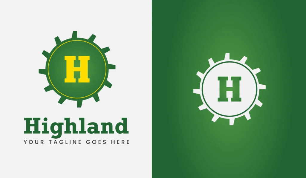 Letter H logo Template