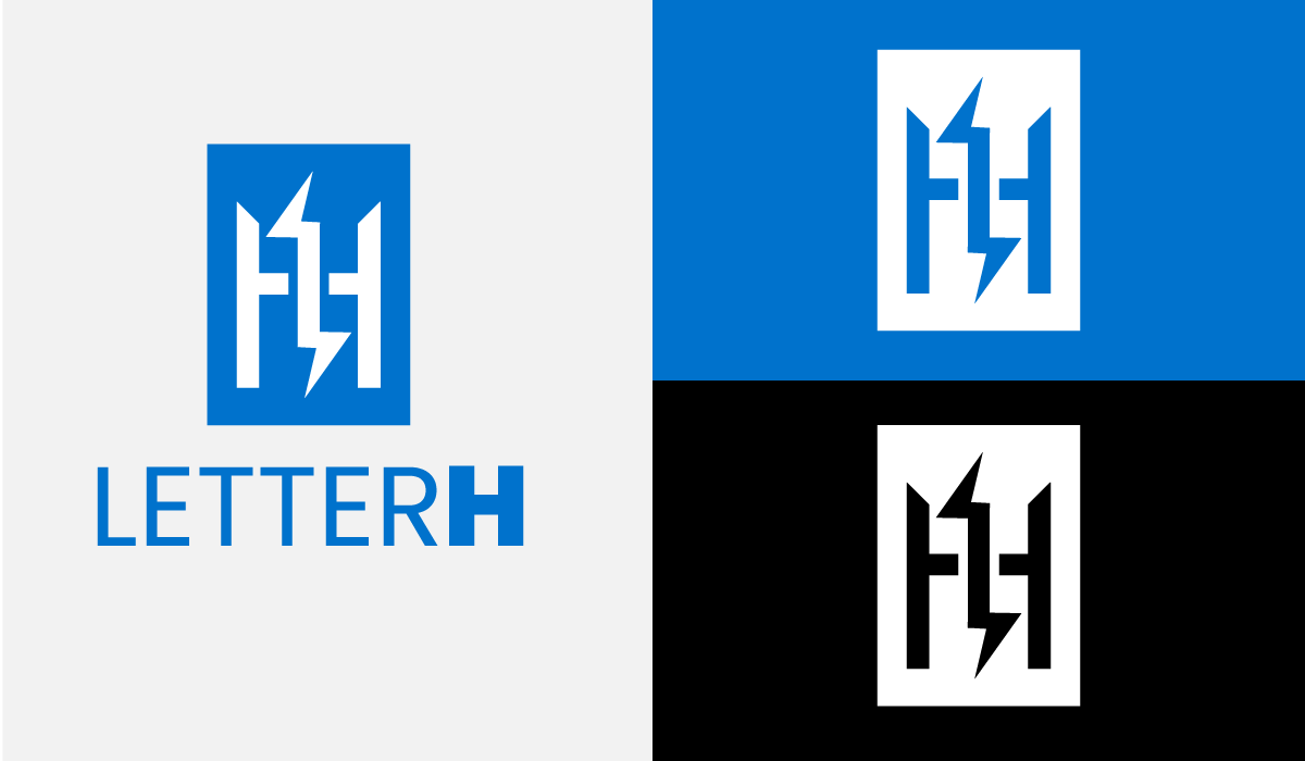 Letter H Logo Template-PixelsPik