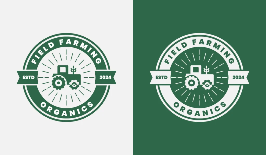 Field Farming Logo Template