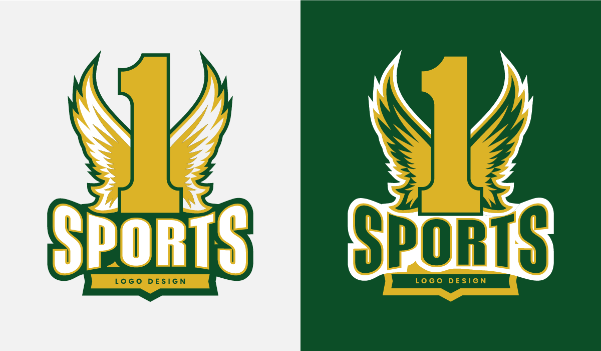 One Sports Logo Template-PixelsPik